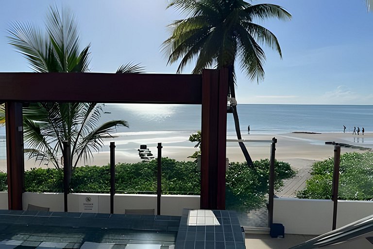 Flat pé na areia c/ vista mar Branco Haus - MyFlats