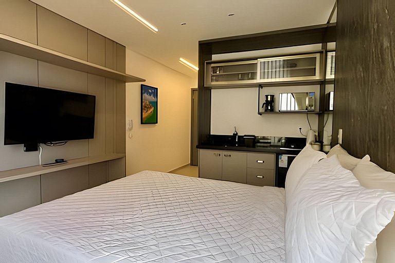 Flat pé na areia com vista mar 309 Breeze -MyFlats