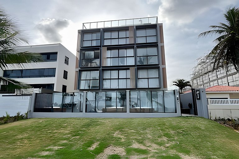 Flat pé na areia c/ vista mar 216 Breeze - MyFlats