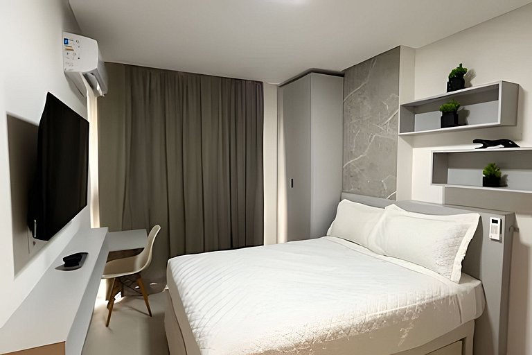 Flat pé na areia com vista mar 212 Breeze -MyFlats