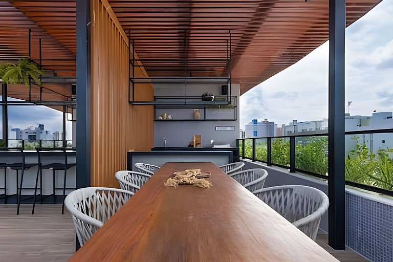 Flat pé na areia com vista mar 212 Breeze -MyFlats