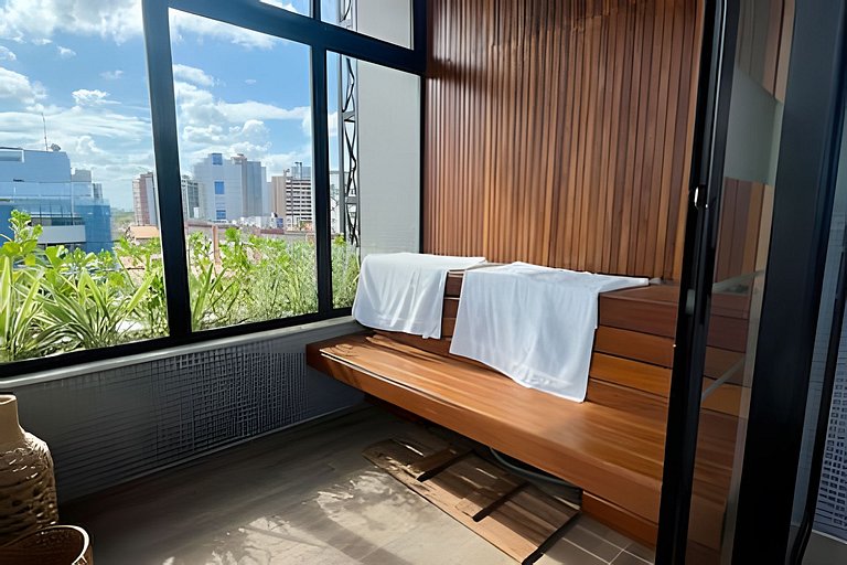 Flat pé na areia com vista mar 212 Breeze -MyFlats