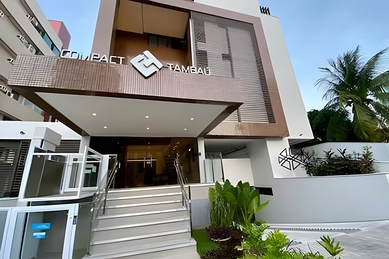 Flat à 200m do mar 306 Compact Tambaú - MyFlats