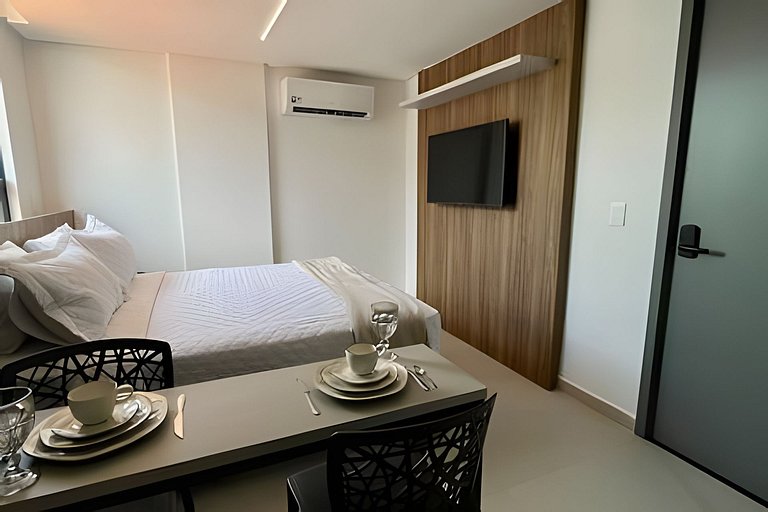 Flat pé na areia com vista mar 403 Breeze -MyFlats