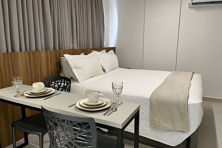 Flat pé na areia com vista mar 403 Breeze -MyFlats