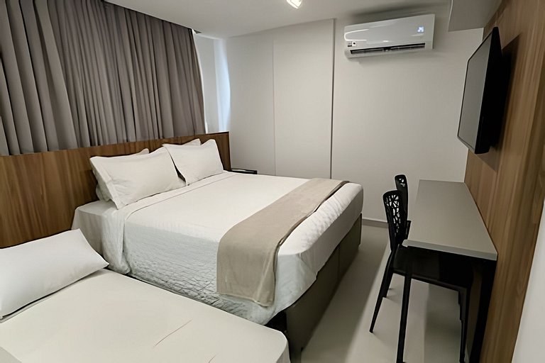 Flat pé na areia com vista mar 403 Breeze -MyFlats