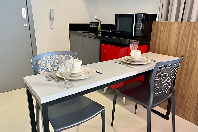 Flat pé na areia com vista mar 403 Breeze -MyFlats