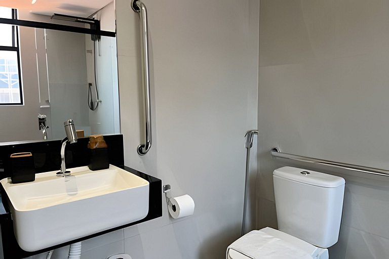 Flat pé na areia com vista mar 403 Breeze -MyFlats