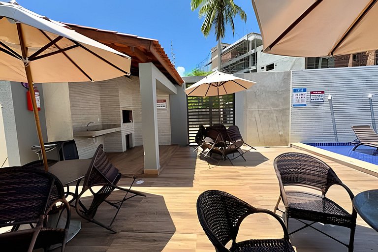 Flat Solar Porto Bello 2qtos 150mt do mar -MyFlats