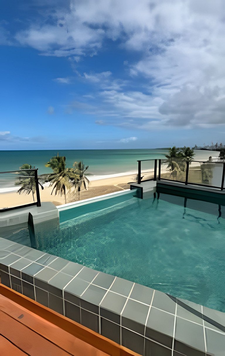 Flat pé na areia com vista mar 510 Breeze -MyFlats