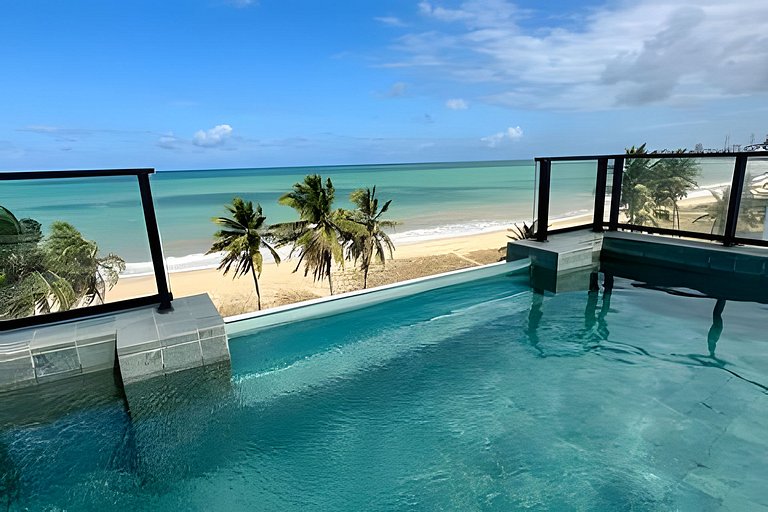 Flat pé na areia com vista mar 510 Breeze -MyFlats