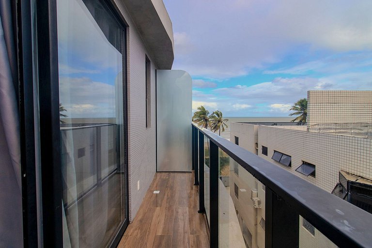 Flat pé na areia com vista mar 510 Breeze -MyFlats