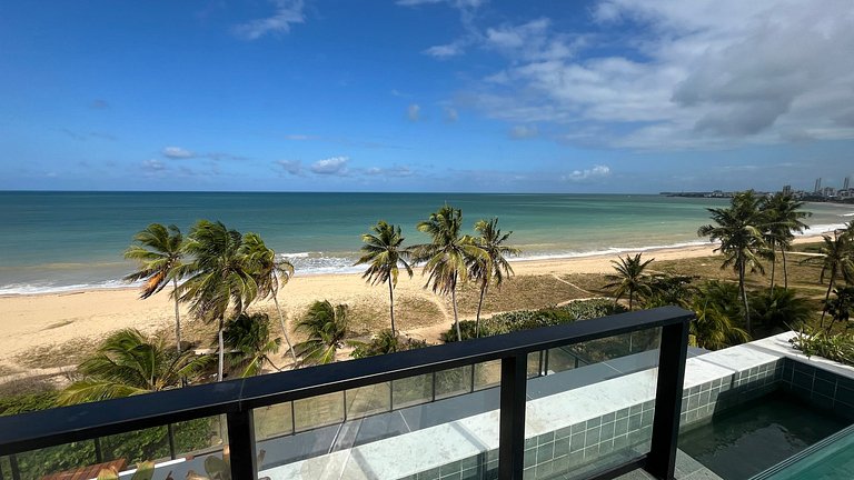 Flat pé na areia c/ vista mar 308 Breeze - MyFlats