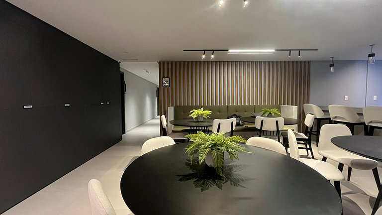 Flat pé na areia c/ vista mar 214 Breeze - MyFlats