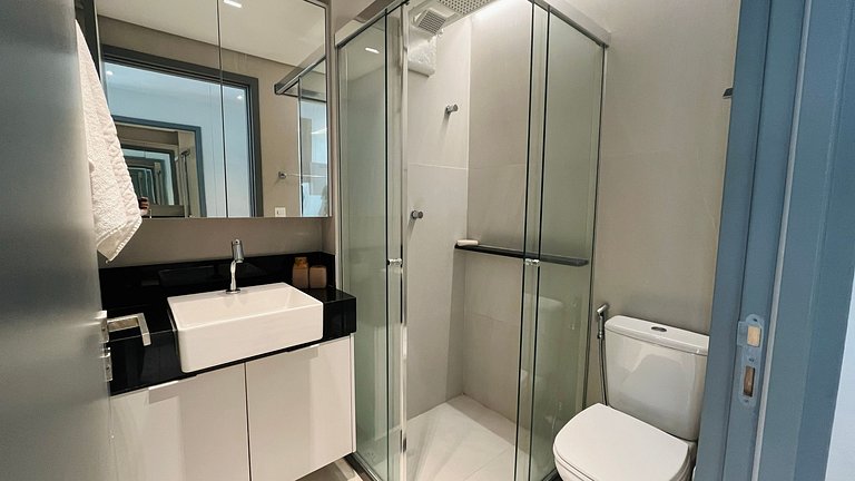 Flat pé na areia c/ vista mar 214 Breeze - MyFlats