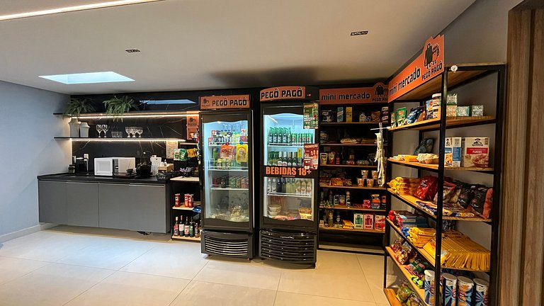 Flat pé na areia c/ vista mar 214 Breeze - MyFlats