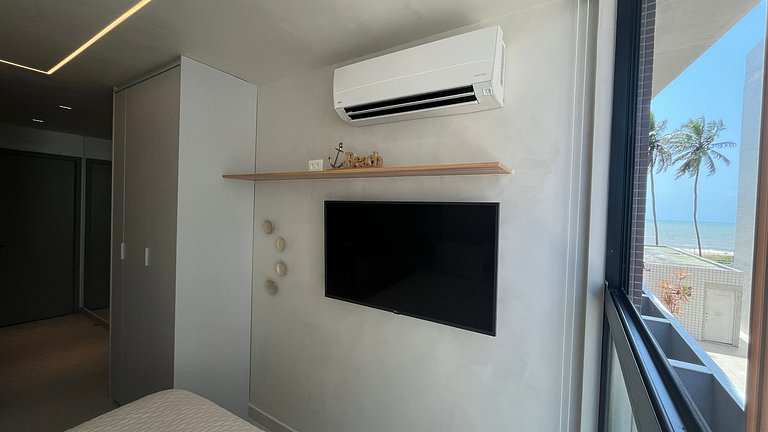 Flat pé na areia c/ vista mar 214 Breeze - MyFlats