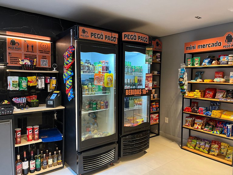 Flat pé na areia c/ vista mar 214 Breeze - MyFlats