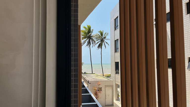 Flat pé na areia c/ vista mar 214 Breeze - MyFlats