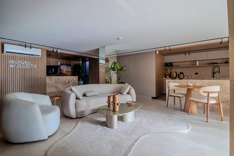 Flat pé na areia 408 Alta Marine - MyFlats