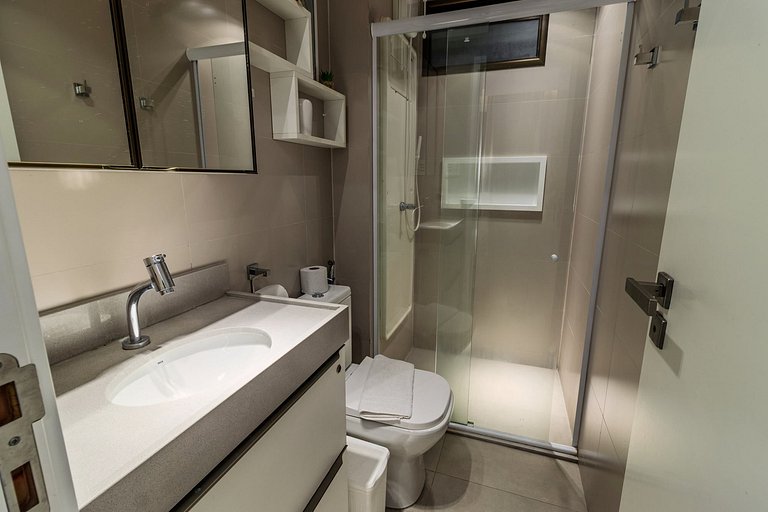 Flat pé na areia c/varanda 202 Smart Bessa