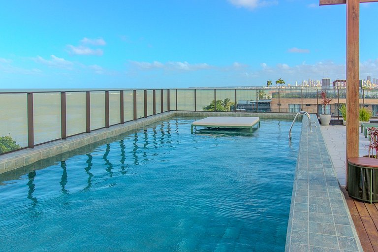 Flat pé na areia c/ vista 304 Get Sense - MyFlats