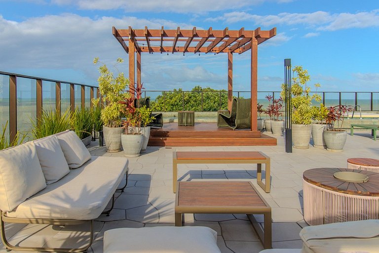 Flat pé na areia c/ vista 304 Get Sense - MyFlats