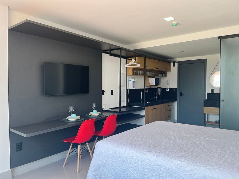 Flat pé na areia c/ vista 304 Get Sense - MyFlats