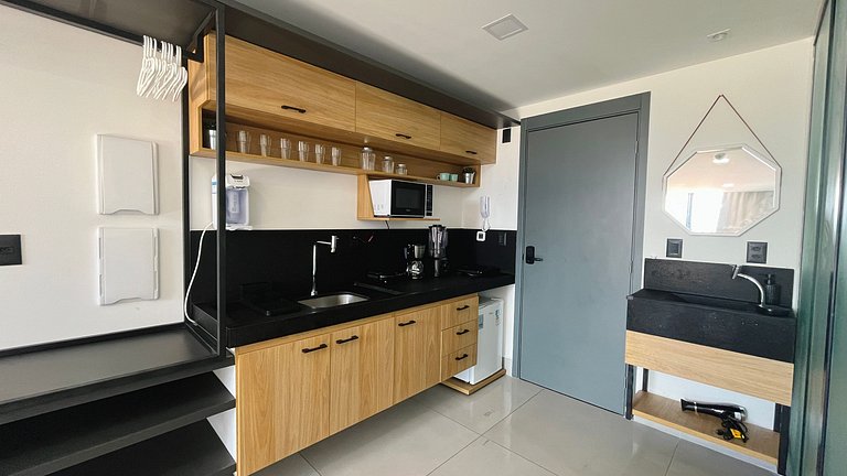 Flat pé na areia c/ vista 304 Get Sense - MyFlats