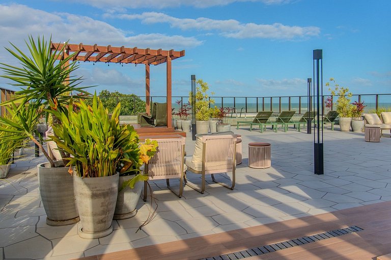 Flat pé na areia c/ vista 301 Get Sense - MyFlats