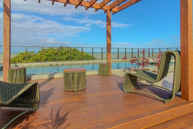 Flat pé na areia c/ vista 301 Get Sense - MyFlats