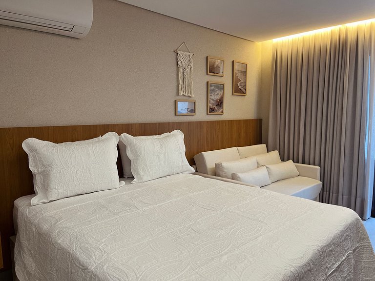 Flat pé na areia c/ área privativa 015 Get Sense