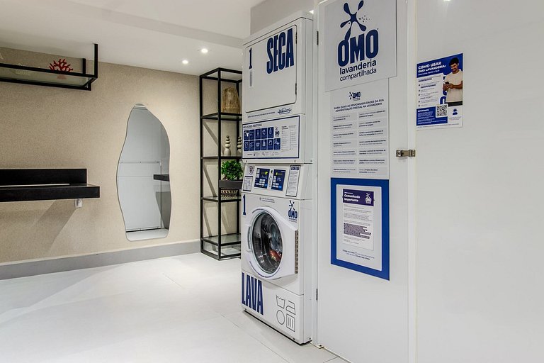 Flat pé na areia c/ área privativa 015 Get Sense