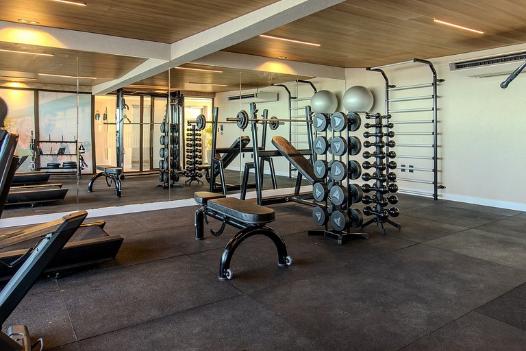 Flat pé na areia c/ área privativa 015 Get Sense