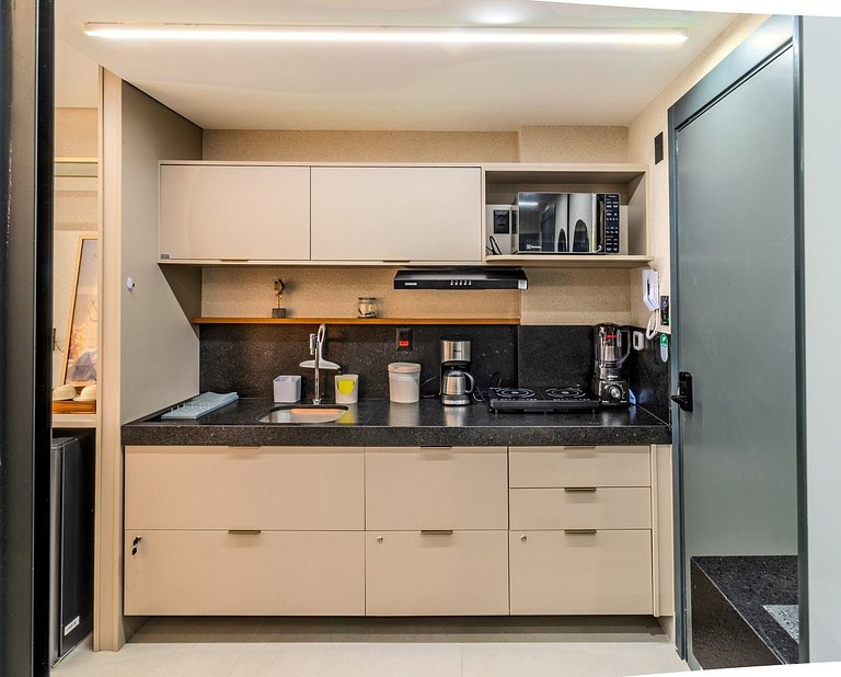 Flat pé na areia c/ jacuzzi privativa 015 Get Sense