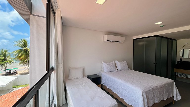 Flat pé na areia c/vista 203 Get Sense - MyFlats