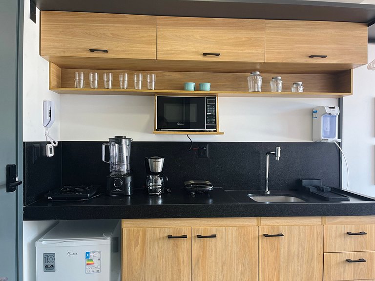 Flat pé na areia c/vista 203 Get Sense - MyFlats