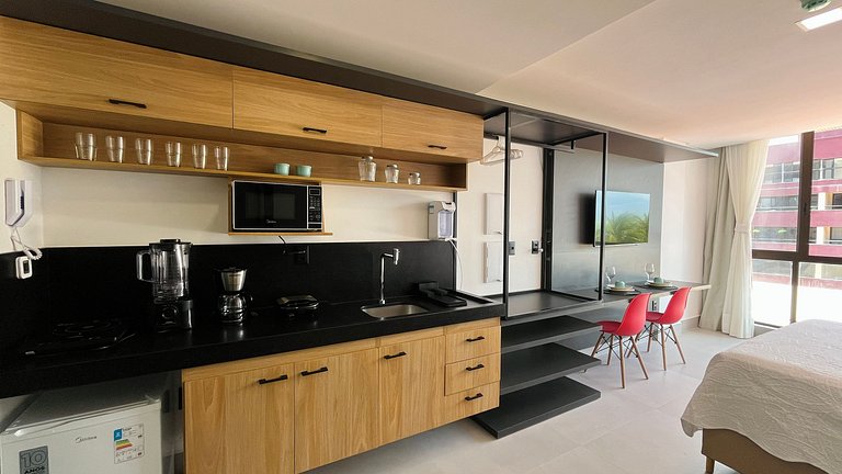 Flat pé na areia c/vista 203 Get Sense - MyFlats