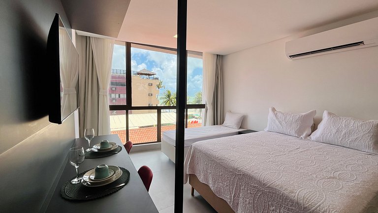 Flat pé na areia c/vista 203 Get Sense - MyFlats