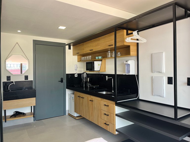 Flat pé na areia c/vista 203 Get Sense - MyFlats