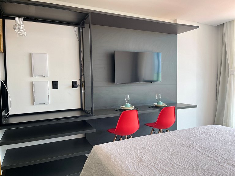 Flat pé na areia c/vista 203 Get Sense - MyFlats