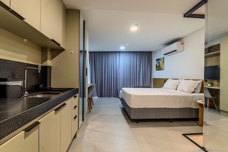 Flat pé na areia c/ vista 301 Get Sense - MyFlats