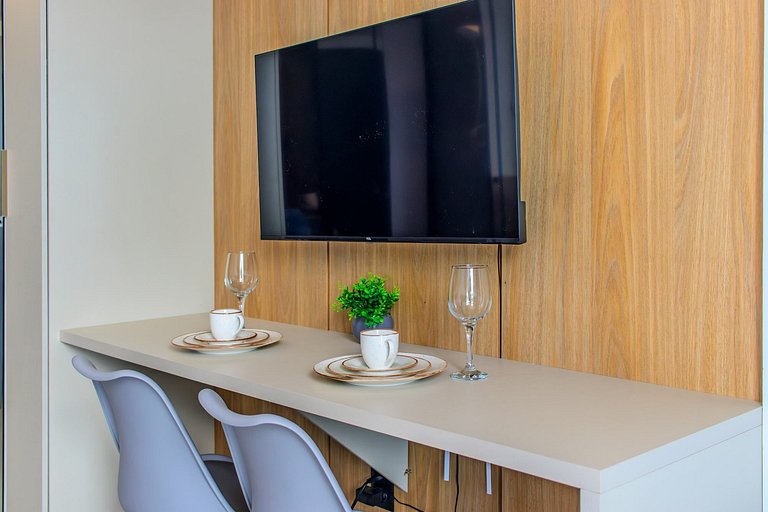 Flat pé na areia c/ vista 301 Get Sense - MyFlats