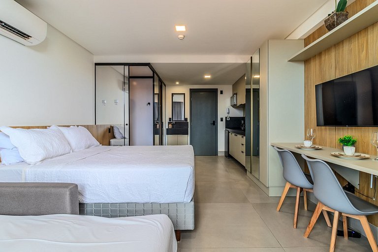 Flat pé na areia c/ vista 301 Get Sense - MyFlats