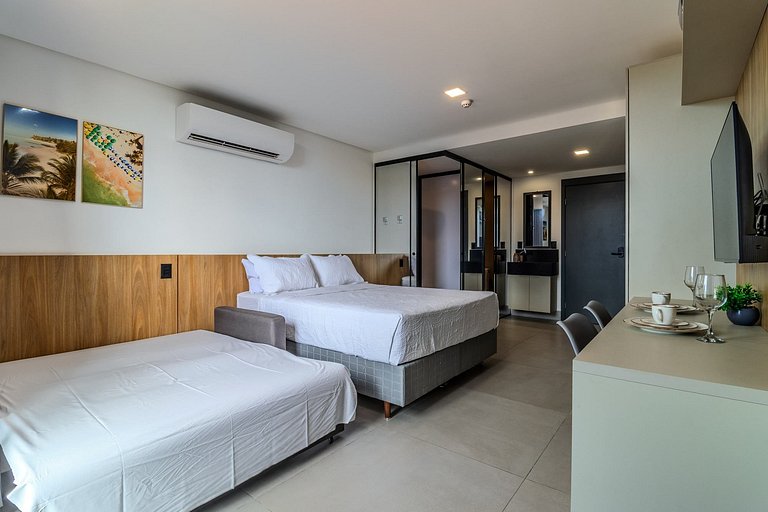 Flat pé na areia c/ vista 301 Get Sense - MyFlats