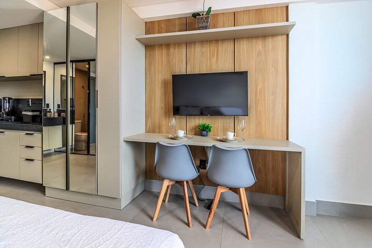 Flat pé na areia c/ vista 301 Get Sense - MyFlats