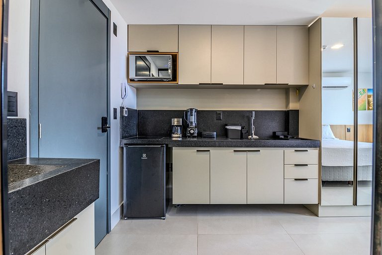 Flat pé na areia c/ vista 301 Get Sense - MyFlats