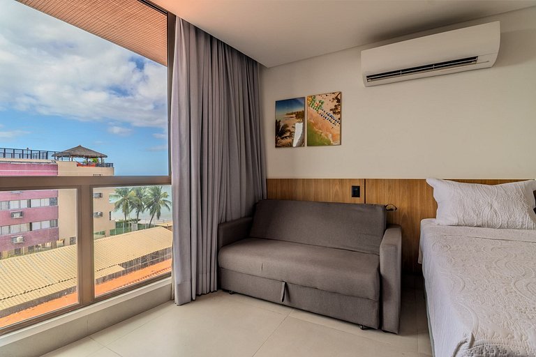 Flat pé na areia c/ vista 301 Get Sense - MyFlats