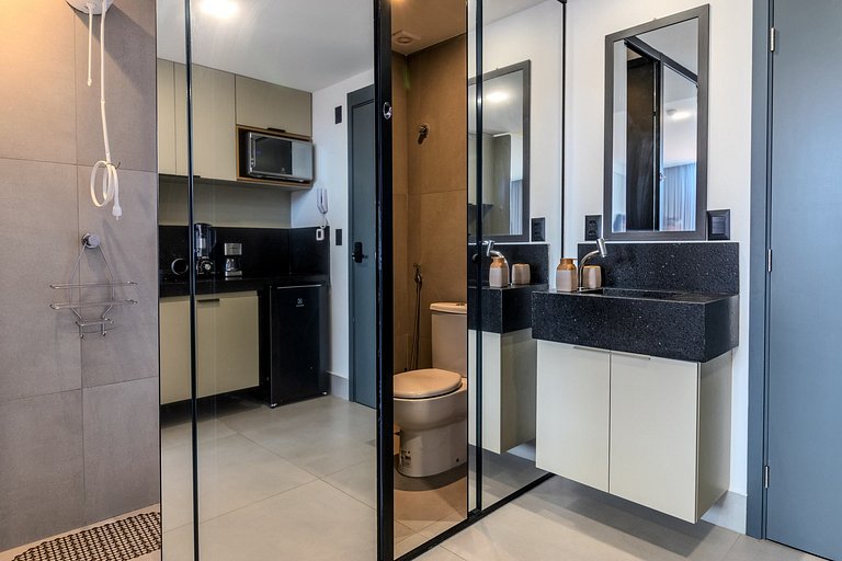 Flat pé na areia c/ vista 301 Get Sense - MyFlats