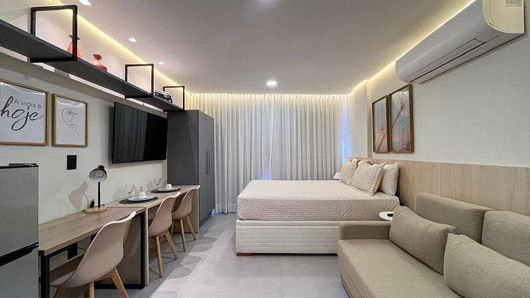 Flat pé na areia 113 Get Sense - MyFlats